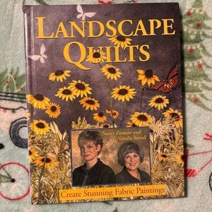 VTG Landscape Quilts X Fabric Paintings Book 2002